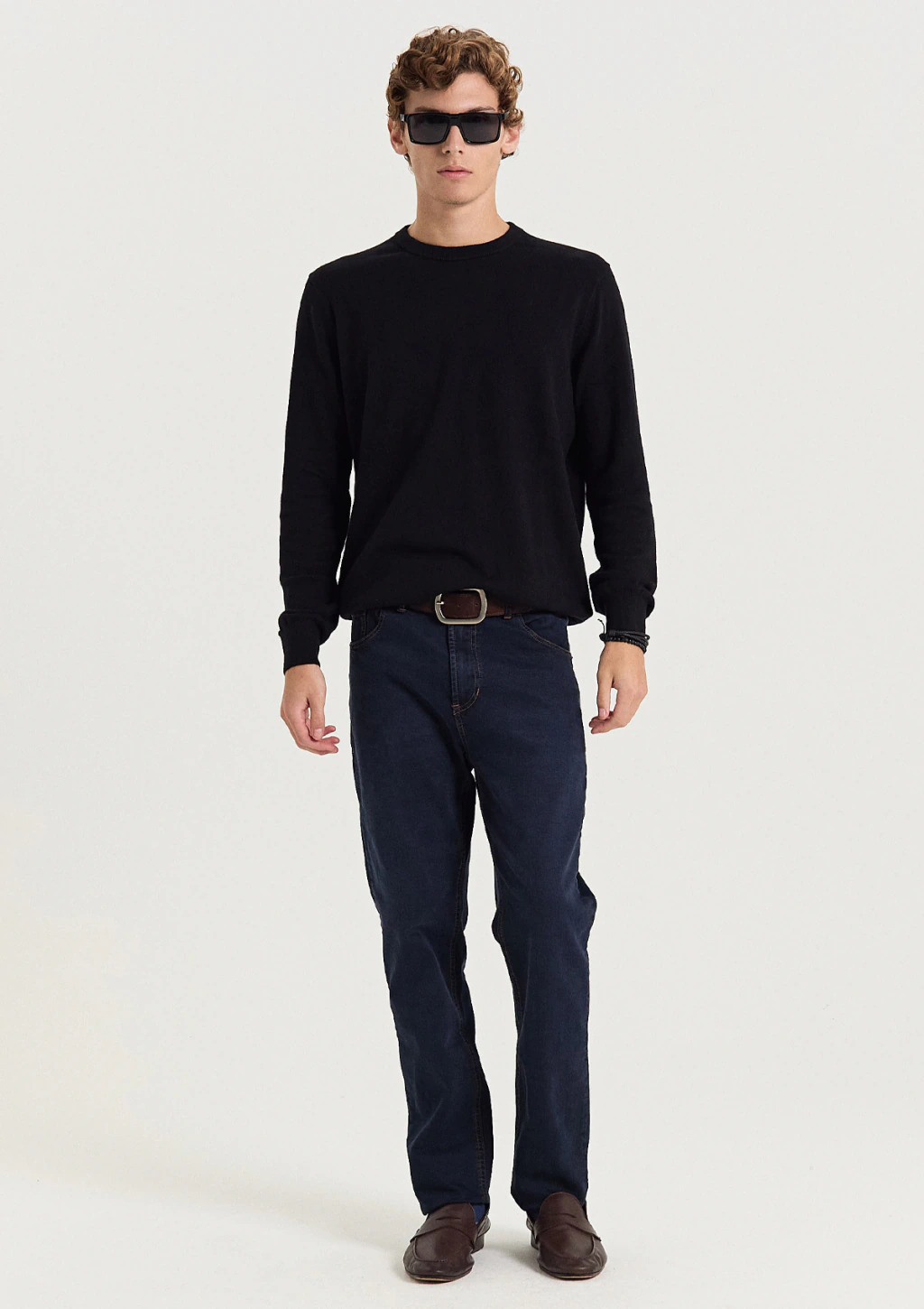 Sweater Negro de Punto