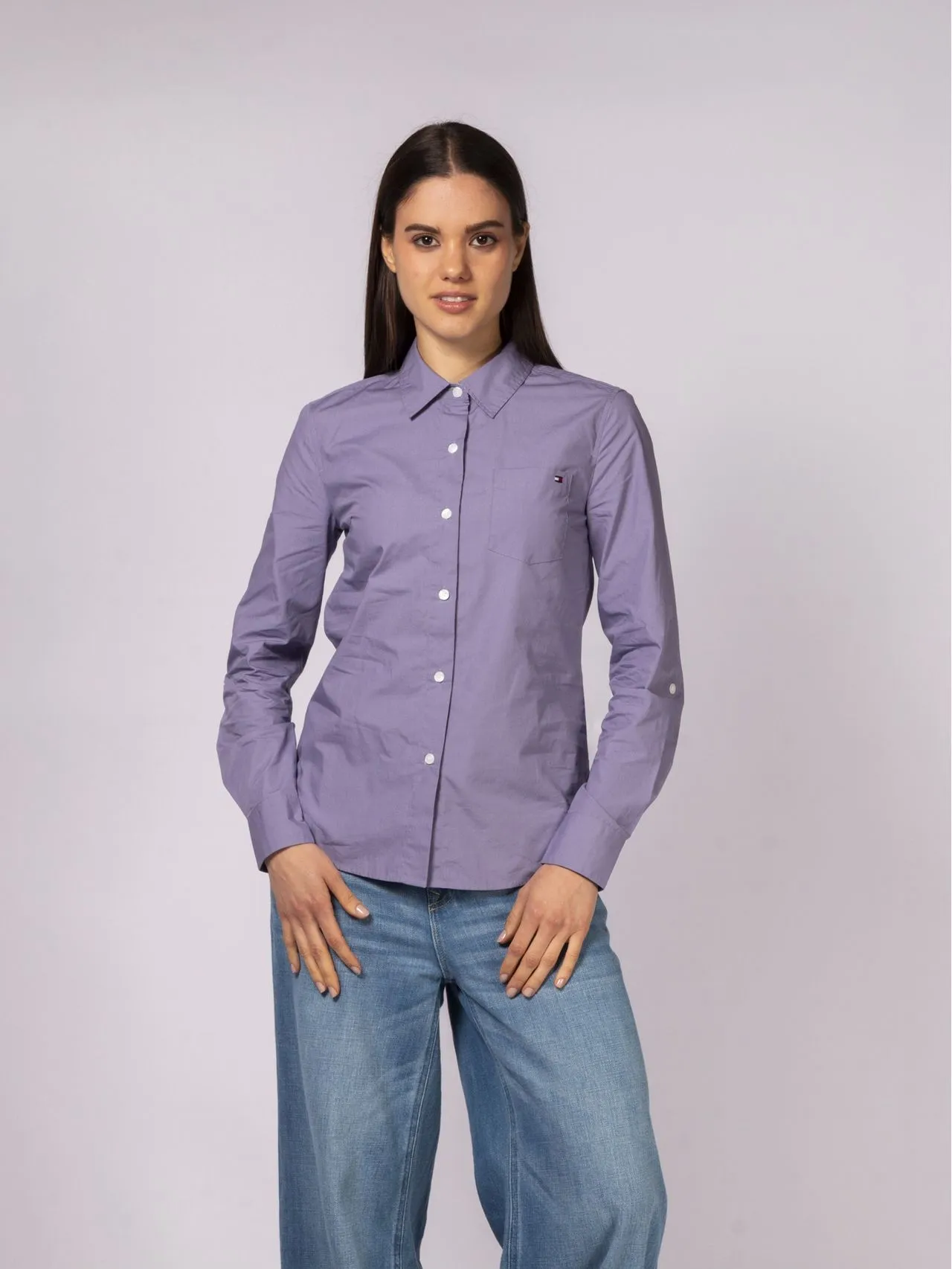 Camisa Lila con Jean