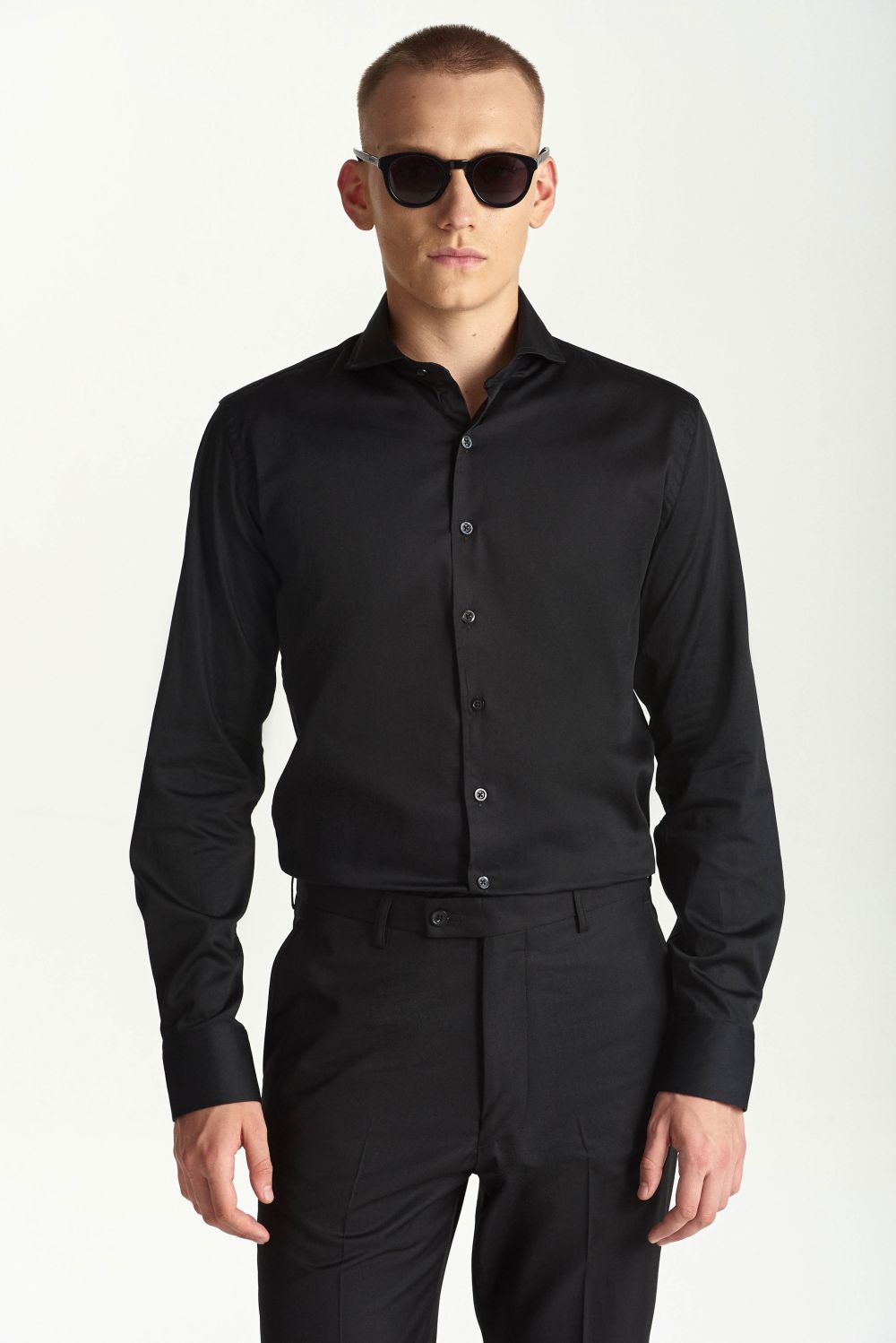 Camisa de Vestir Negra